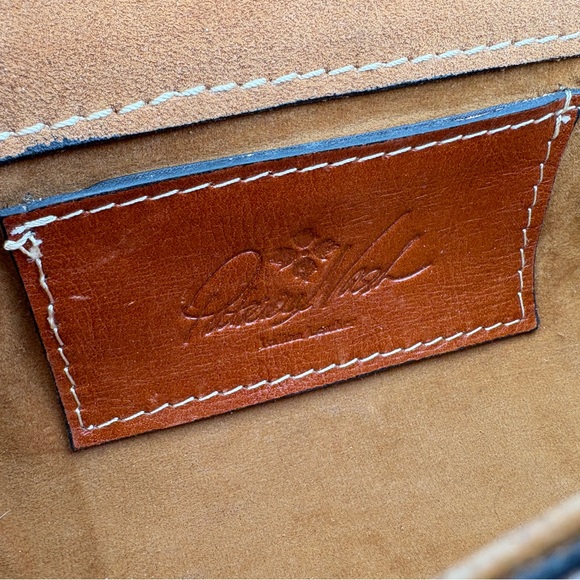 Patricia Nash Heritage Amatrice Floral Leather Mini Barrel Crossbody Bag - Picture 5 of 6